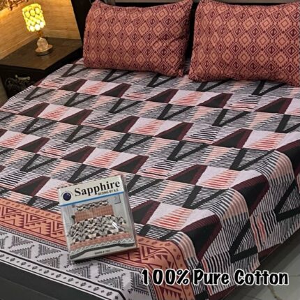 Premium Cotton Bedsheet Stylish Design