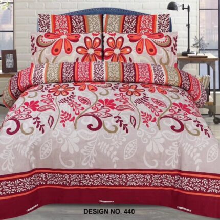 Pure Cotton Bedsheet Design:440