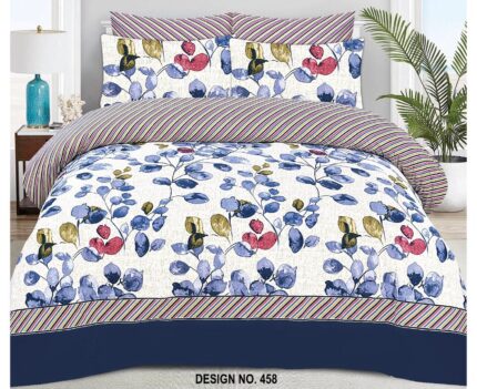 Pure Cotton Bedsheet Design:458