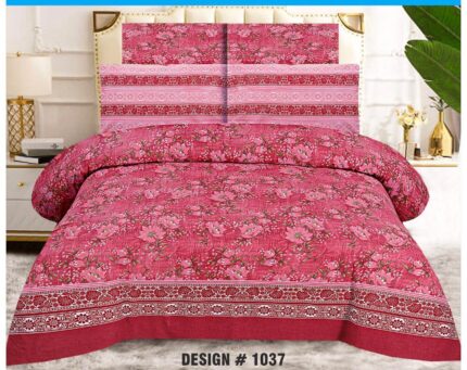 Pure Cotton Bedsheet Design:1037