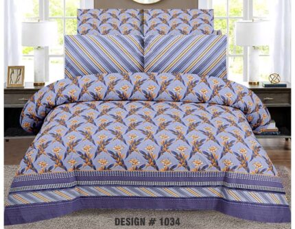 Pure Cotton Bedsheet Design:1034