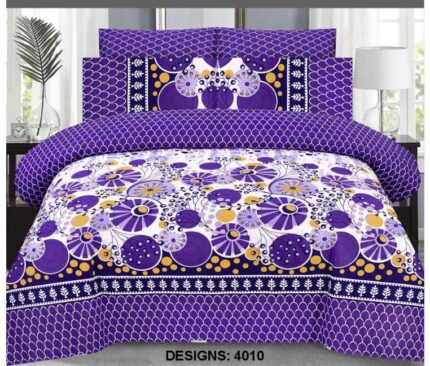 Pure Cotton Bedsheet Design:410