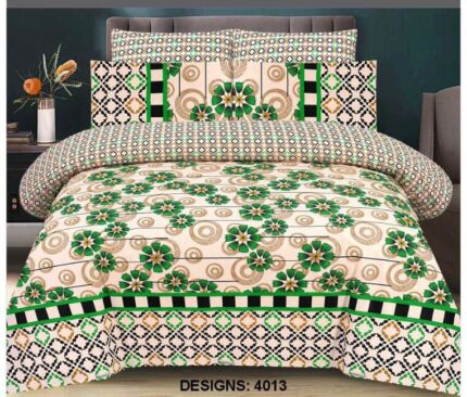 Pure Cotton Bedsheet Design:4013