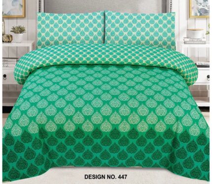 Pure Cotton Bedsheet Design:447