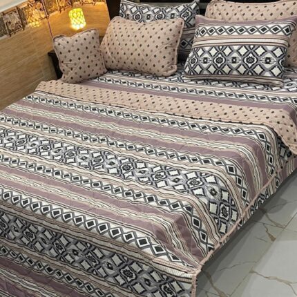 7Pc Printed Comforter Set – Elevate Your Sleep Experience 02