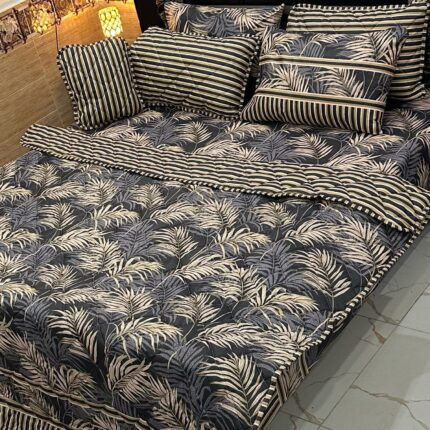 7Pc Printed Comforter Set – Elevate Your Sleep Experience 04
