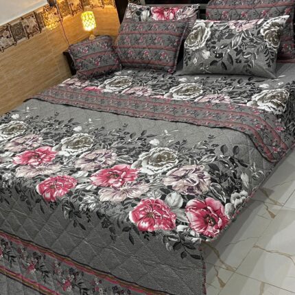 7Pc Printed Comforter Set – Elevate Your Sleep Experience 043