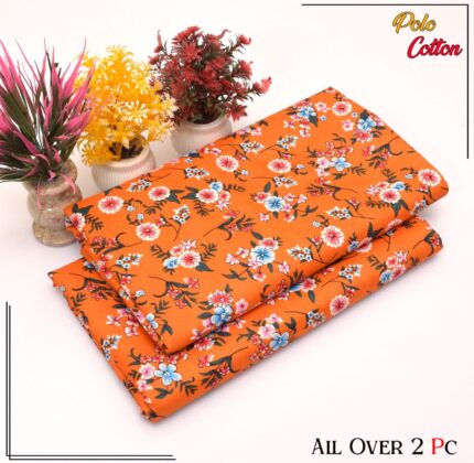 2 Piece – Cotton Digital Print Suit ( Design LS133)