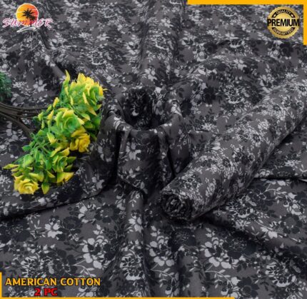 2 Piece – Cotton Digital Print Suit ( Design LS148)