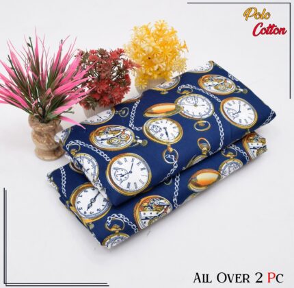2 Piece – Cotton Digital Print Suit ( Design LS198)