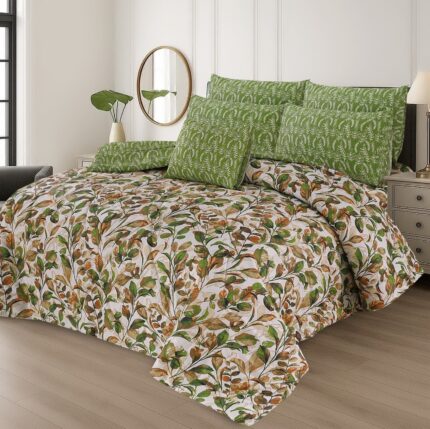7 Pcs Comforter Set King Size Design KCC 00324