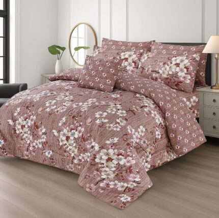 7 Pcs Comforter Set King Size Design KCC 00357